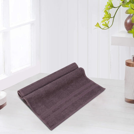 LUSH & BEYOND 100% Cotton 2 Piece Hand Towel Set 500 GSM (P Purple) - LUSH & BEYOND